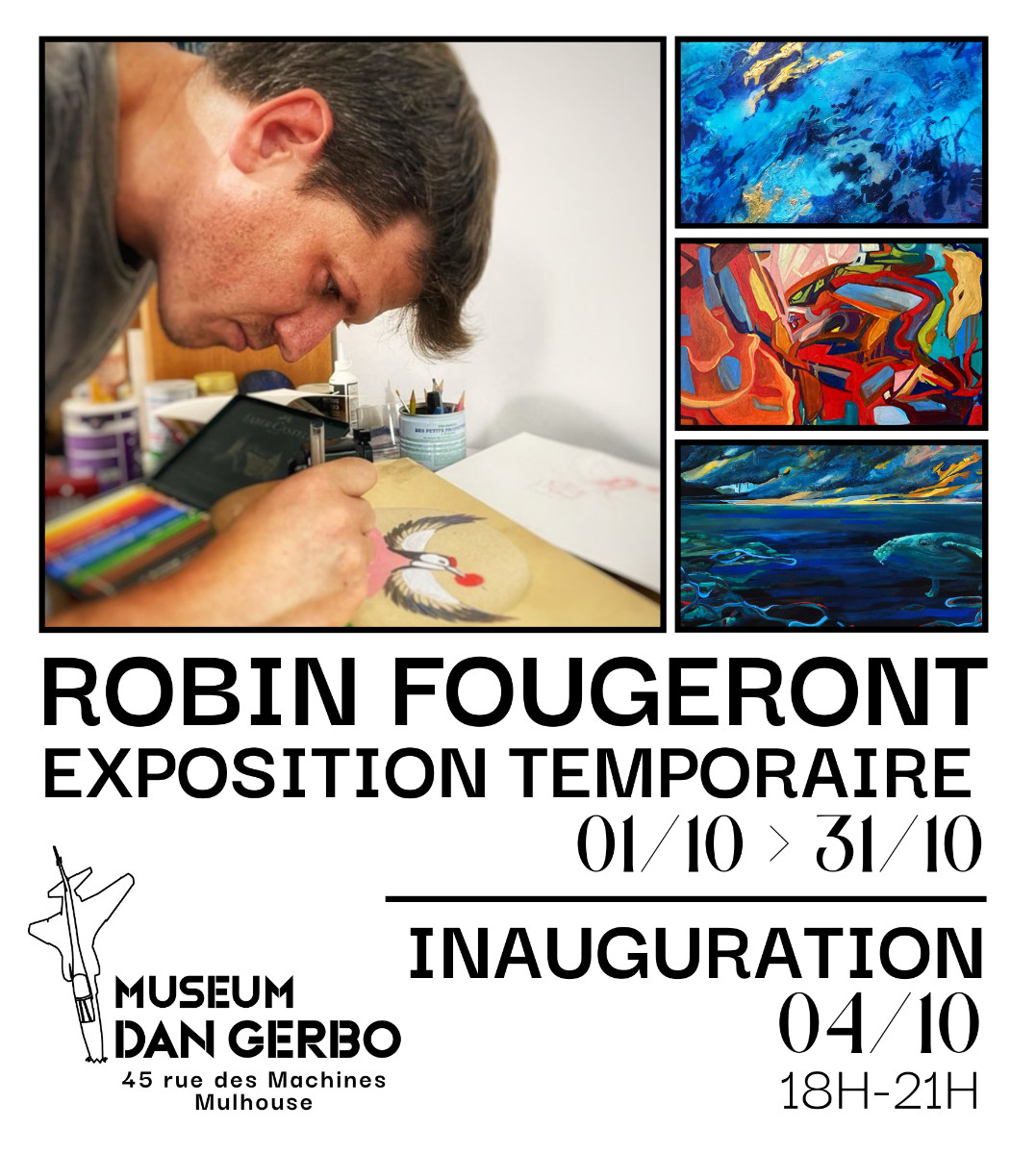 Exposition de Robin Fougeront sur le site d’ARTactif