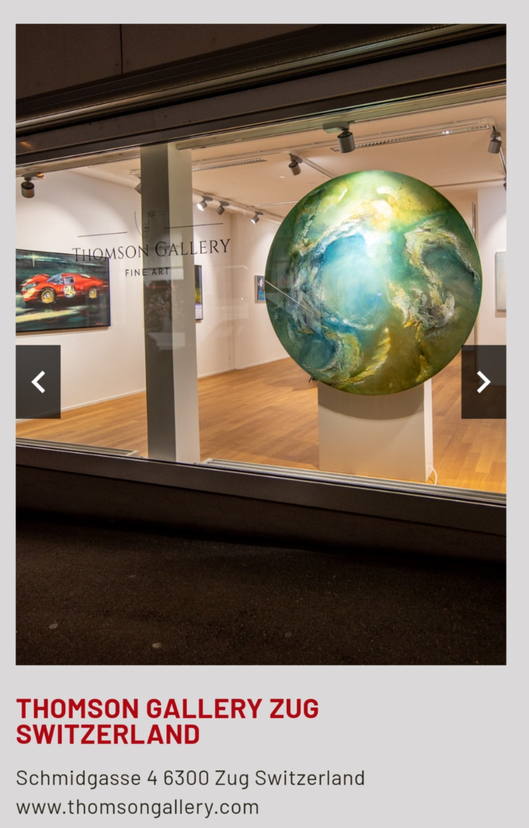 " THOMSON GALLERY ZUG " sur le site d’ARTactif