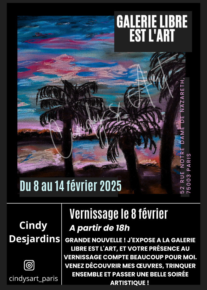 AUSSTELLUNG MEINER WERKE IN PARIS sur le site d’ARTactif