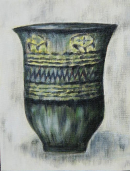 Zeitgenössisches Werk mit dem Titel « le vase ancien », Erstellt von BOGDAN'OFF