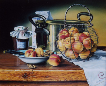 Zeitgenössisches Werk mit dem Titel « Confiture d'abricots », Erstellt von CHRISTIAN LABELLE