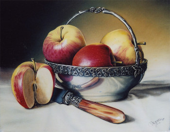 Zeitgenössisches Werk mit dem Titel « Coupe de Pomme Gala », Erstellt von CHRISTIAN LABELLE