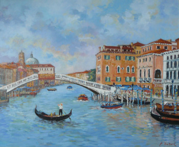 Zeitgenössisches Werk mit dem Titel « Venise », Erstellt von JEAN-CLAUDE DUBOIL