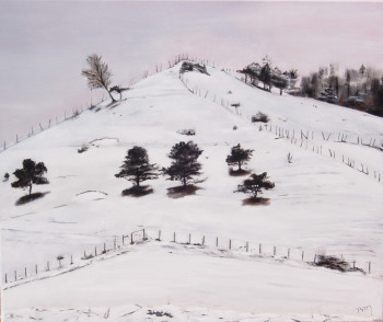 Zeitgenössisches Werk mit dem Titel « Les Hauts de Brié », Erstellt von BONNEAU-MARRON