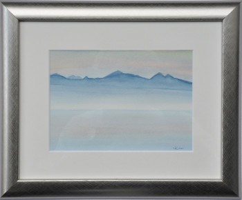 Zeitgenössisches Werk mit dem Titel « Lac Léman 4 », Erstellt von JACQUES KELLER