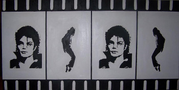 Zeitgenössisches Werk mit dem Titel « BY Michael Jackson original », Erstellt von SAUZE F