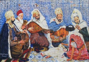 Zeitgenössisches Werk mit dem Titel « Reproduction "THARA" », Erstellt von IMAD BOUFAMA