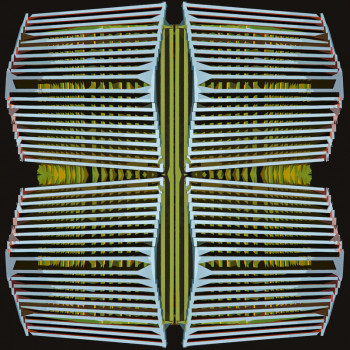 Zeitgenössisches Werk mit dem Titel « Grille 01 », Erstellt von JEAN CLAUDE MAUREL