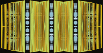 Zeitgenössisches Werk mit dem Titel « Grille 05 », Erstellt von JEAN CLAUDE MAUREL