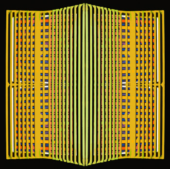 Zeitgenössisches Werk mit dem Titel « Portail 02 », Erstellt von JEAN CLAUDE MAUREL