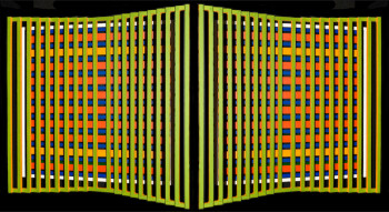 Zeitgenössisches Werk mit dem Titel « Portail 04 », Erstellt von JEAN CLAUDE MAUREL