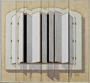 Zeitgenössisches Werk mit dem Titel « Fenêtre II », Erstellt von JEAN CLAUDE MAUREL