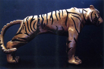 Zeitgenössisches Werk mit dem Titel « Tigre », Erstellt von DAVID POTISEK 