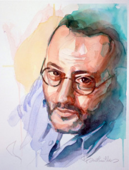 Zeitgenössisches Werk mit dem Titel « Jean Reno », Erstellt von JMBRISTHUILLE