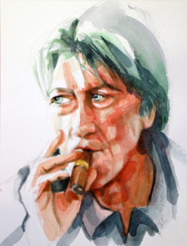 Zeitgenössisches Werk mit dem Titel « Jacques Dutronc 2 », Erstellt von JMBRISTHUILLE