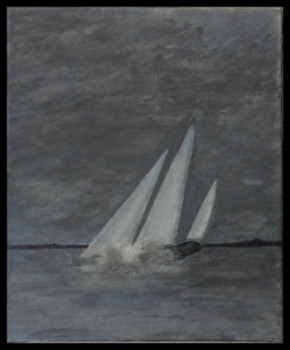 Zeitgenössisches Werk mit dem Titel « Kayali Perahu », Erstellt von RUTH F.