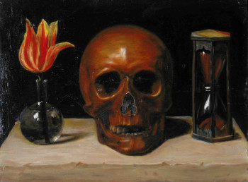 Zeitgenössisches Werk mit dem Titel « Vanitas 1/4 », Erstellt von CHRISTIAN DOLLET