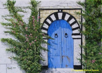 Zeitgenössisches Werk mit dem Titel « Sidi Bou Saïd », Erstellt von MSOARES