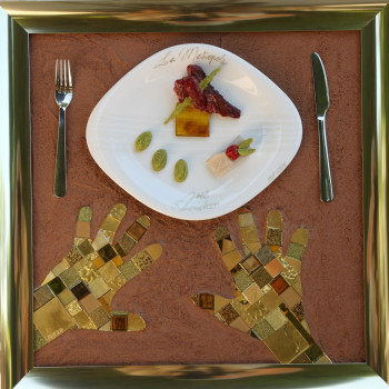 Zeitgenössisches Werk mit dem Titel « Joel ROBUCHON », Erstellt von JEPY