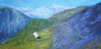 Zeitgenössisches Werk mit dem Titel « Vallée de la Tarentaise, II. », Erstellt von NADIA VIGUIER