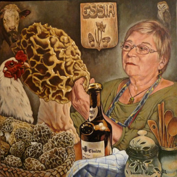 Zeitgenössisches Werk mit dem Titel « La chouetteuse cuisine 1 », Erstellt von BERNARD DUPIN