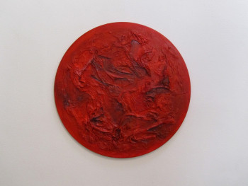 Zeitgenössisches Werk mit dem Titel « Desidera Rouge 2 », Erstellt von MARIA A. LISTUR