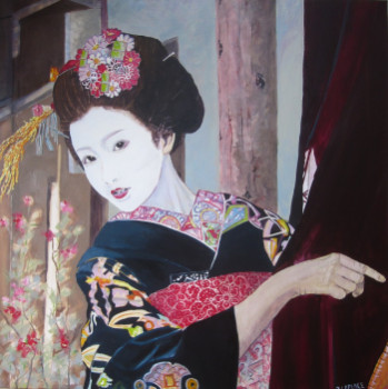 Zeitgenössisches Werk mit dem Titel « geisha », Erstellt von OLIVIER LAPLACE