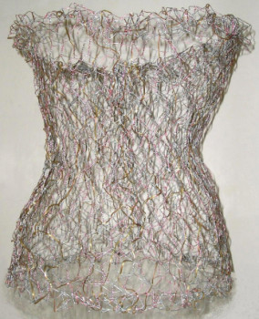 Zeitgenössisches Werk mit dem Titel « Lacey Corset », Erstellt von ROUGE D'OR