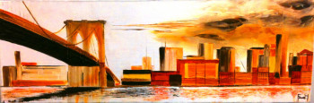 Zeitgenössisches Werk mit dem Titel « Pont de Brooklin », Erstellt von ETIENNE FOURCY