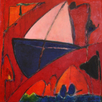 Zeitgenössisches Werk mit dem Titel « Larguez les amarres », Erstellt von ALAIN BERTHAUD