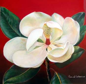 Zeitgenössisches Werk mit dem Titel « Magnolia », Erstellt von MURIEL DOLEMIEUX