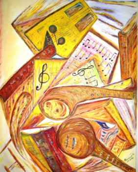 Zeitgenössisches Werk mit dem Titel « Le Sofar  (Cubisme) », Erstellt von ISRADAN