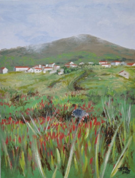 Zeitgenössisches Werk mit dem Titel « PAYSAGE DU PORTUGAL », Erstellt von MOULIN P-L