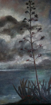 Zeitgenössisches Werk mit dem Titel « calpe sous l'orage », Erstellt von ANNAGOL