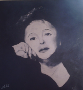 Zeitgenössisches Werk mit dem Titel «  Edith Piaf », Erstellt von CHRISTIANEG