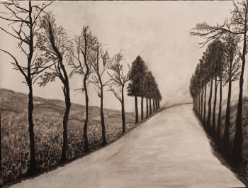 Zeitgenössisches Werk mit dem Titel « chemin de la vallée », Erstellt von   MARIA  COUTINHO   /  MARIA  C.