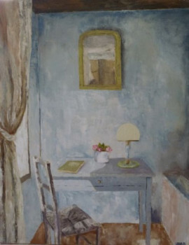 Zeitgenössisches Werk mit dem Titel « intérieur 2 », Erstellt von LENA B