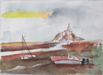 Zeitgenössisches Werk mit dem Titel « Mont St-Michel », Erstellt von ZAG