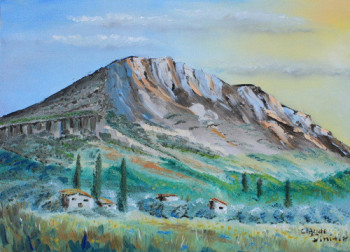 Zeitgenössisches Werk mit dem Titel « Sainte-Victoire », Erstellt von CLôDEMAR