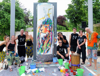 Action-Painting __ 20 juin_ 2013 Auf der ARTactif-Website