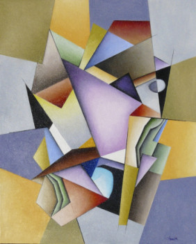 Zeitgenössisches Werk mit dem Titel « Ebriété cubiste », Erstellt von BERNARD PIERRE