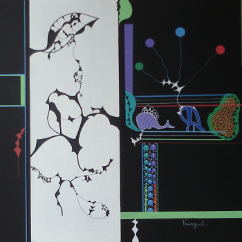 Zeitgenössisches Werk mit dem Titel « Toutes mes cellules ont construit ce monde », Erstellt von RENé FOURGNAL