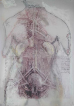 Zeitgenössisches Werk mit dem Titel « anatomie IV-volte », Erstellt von JELENA REMETIN