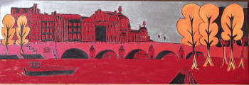 Zeitgenössisches Werk mit dem Titel « Le Pont Royal », Erstellt von FABIE