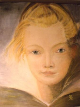 Zeitgenössisches Werk mit dem Titel « Visage de petite fille », Erstellt von CBC