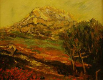 Zeitgenössisches Werk mit dem Titel « SAINTE VICTOIRE », Erstellt von AGNES VERSATI