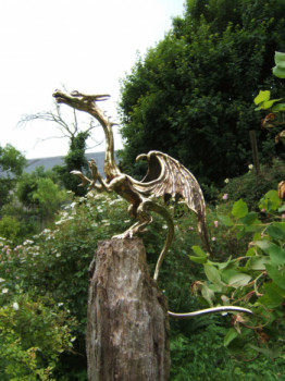 Zeitgenössisches Werk mit dem Titel « sculpture dragon », Erstellt von BIJOUX CATHERINE MERCIER