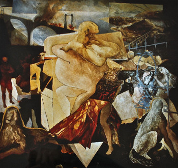 Zeitgenössisches Werk mit dem Titel « Huile sur toile-Oleo sobre lienzo 2 », Erstellt von DAVID OPPENHEIM