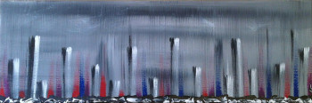 Zeitgenössisches Werk mit dem Titel « MANHATTAN », Erstellt von ACRYLIQUE ABSTRAIT