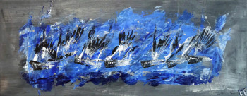 Zeitgenössisches Werk mit dem Titel « OCEAN », Erstellt von ACRYLIQUE ABSTRAIT